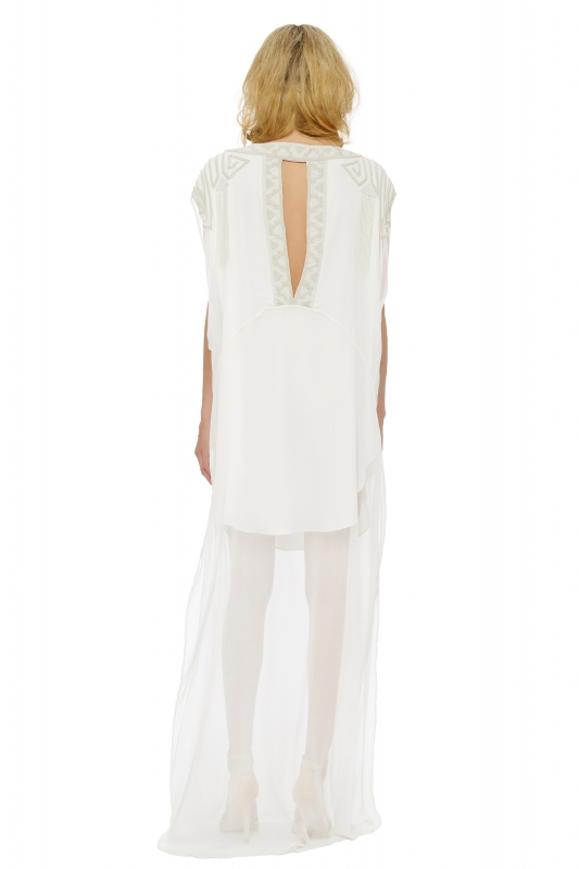 Mara Hoffman  - The Devotional Collection - Isis Beaded Sheath Gown</p>

<p